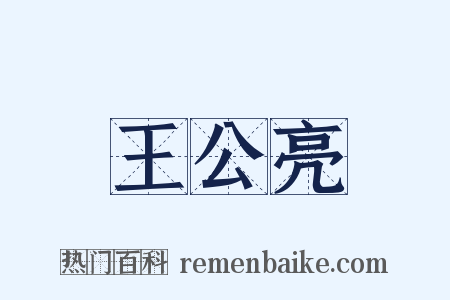王公亮是什么意思的图片